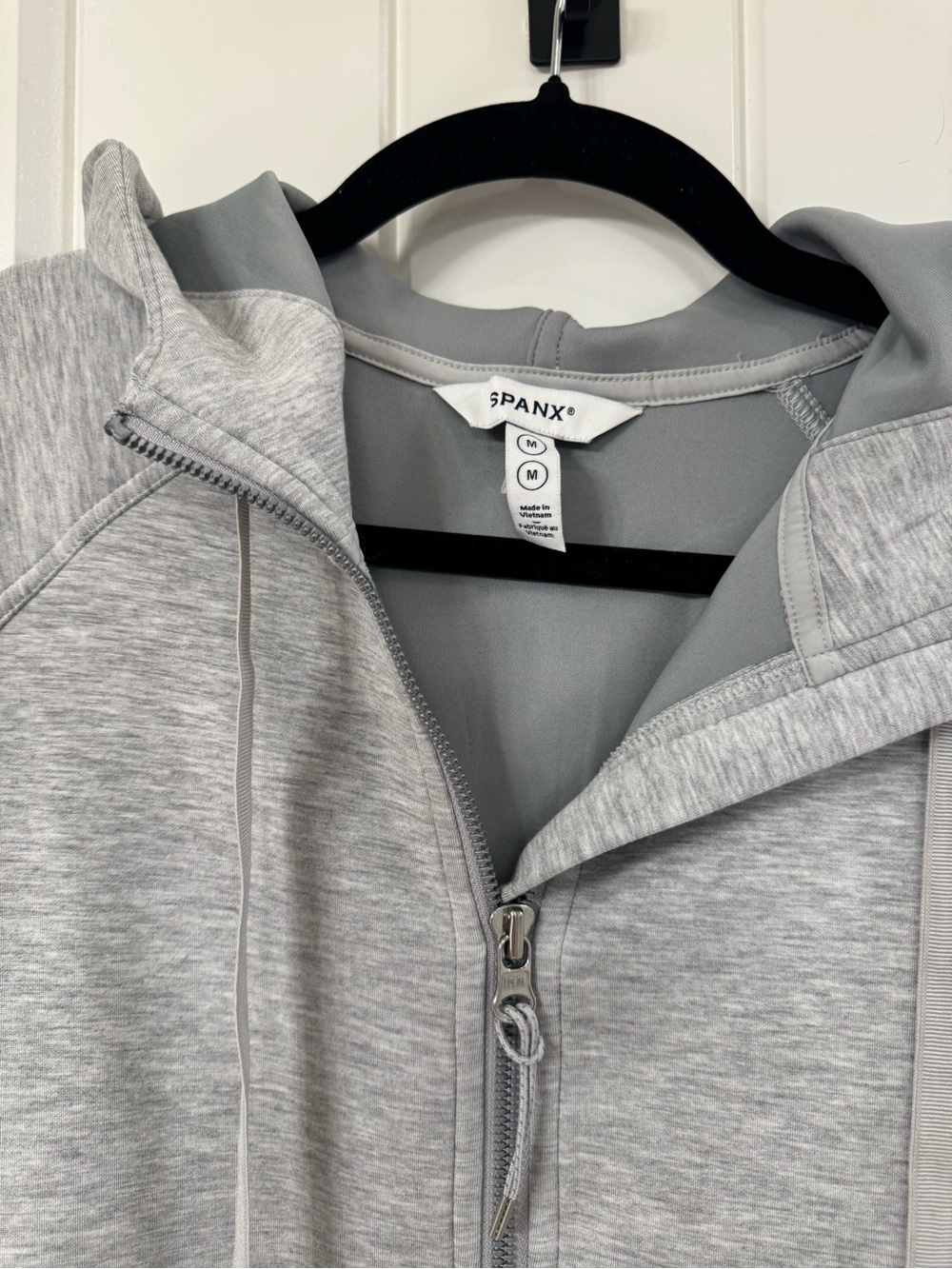 SPANX Air essentials Heather Gray Cozy  Lounge Pants and jacket - Picture 6 of 8